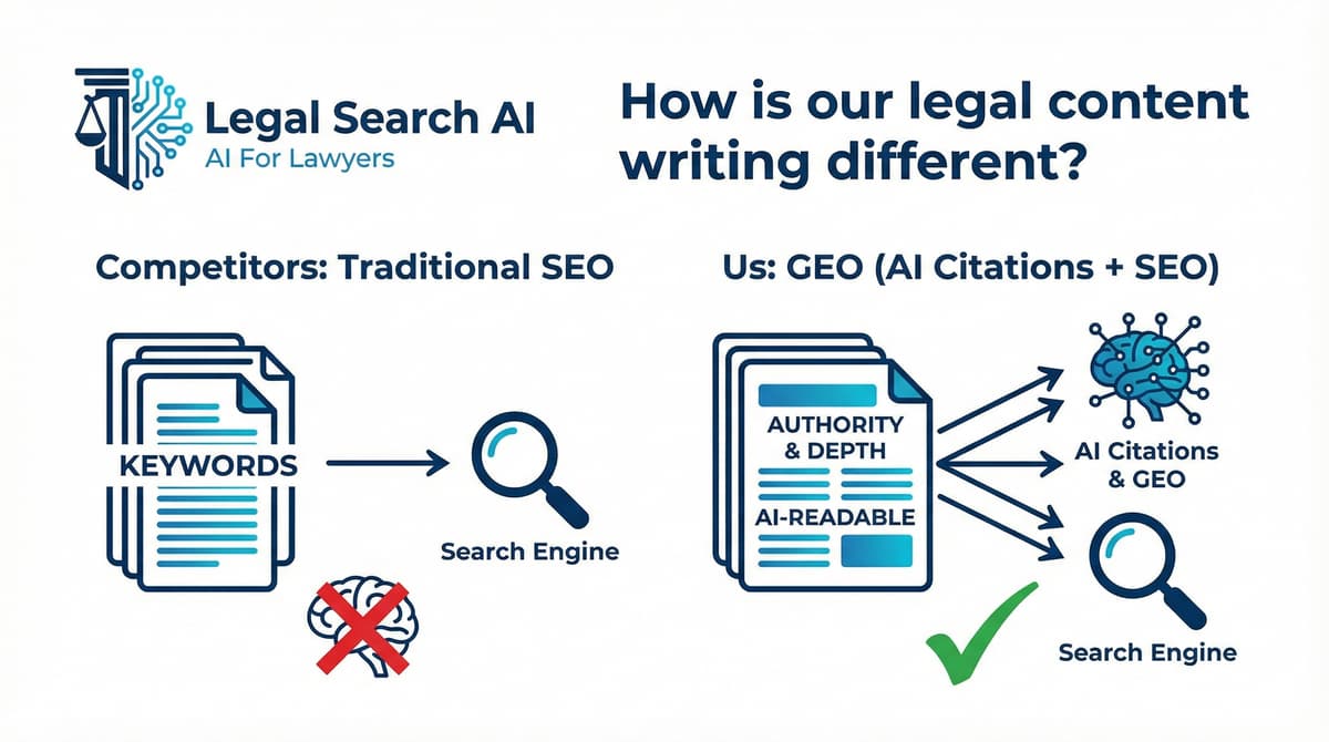 What makes our legal content writing different
